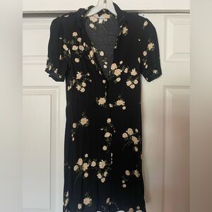 Urban Outfitters Floral Button Down Dress